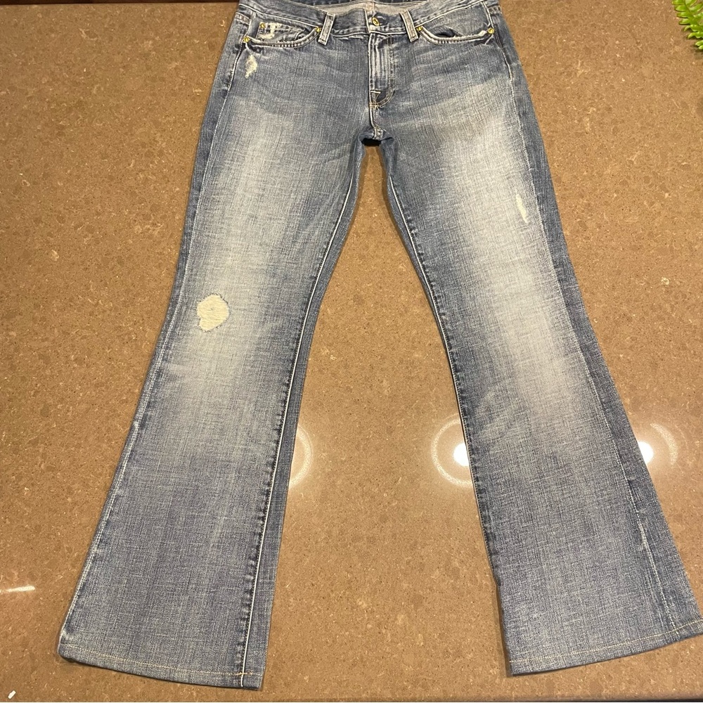 7 for all mankind flare jeans - Picture 2 of 3